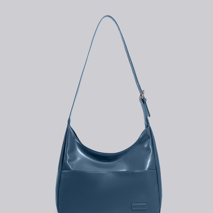 Black Shoulder Bag – Minimalist & Spacious Vegan Leather Design