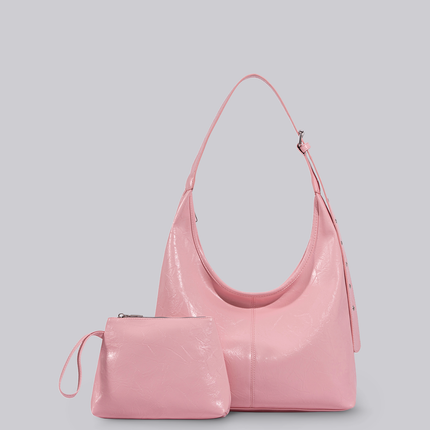 Black Shoulder Bag – Minimalist Design with Spacious Storage