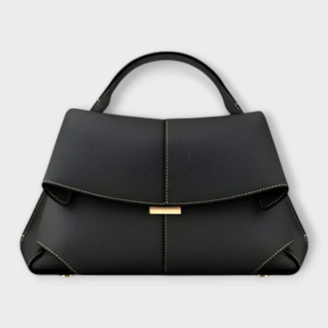 Luxe Geometric Vegan Leather Handbag – Sleek, Sustainable & Stylish