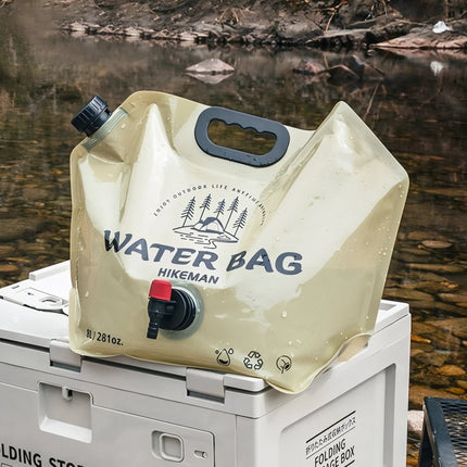 8L Collapsible Water Bag – BPA-Free, Leakproof, Foldable with Spigot – Ideal for Camping, Hiking & Outdoor Adventures