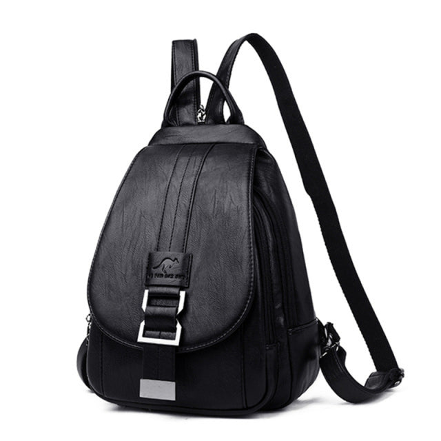 Multi-Way Women’s Backpack & Handbag – Stylish Leather Shoulder Bag for Daily Use
