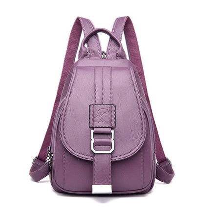 Multi-Way Women’s Backpack & Handbag – Stylish Leather Shoulder Bag for Daily Use