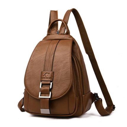 Multi-Way Women’s Backpack & Handbag – Stylish Leather Shoulder Bag for Daily Use