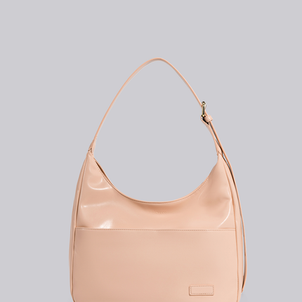Black Shoulder Bag – Minimalist & Spacious Vegan Leather Design