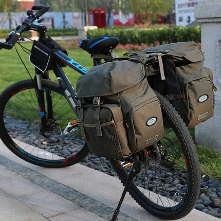 Waterproof Bike Pannier – Double Rear Bag with Large Storage Capacity