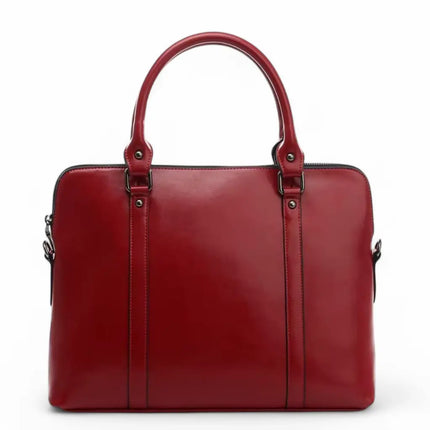 14-Inch Leather Laptop Bag for Women – Elegant, Durable & Water-Resistant