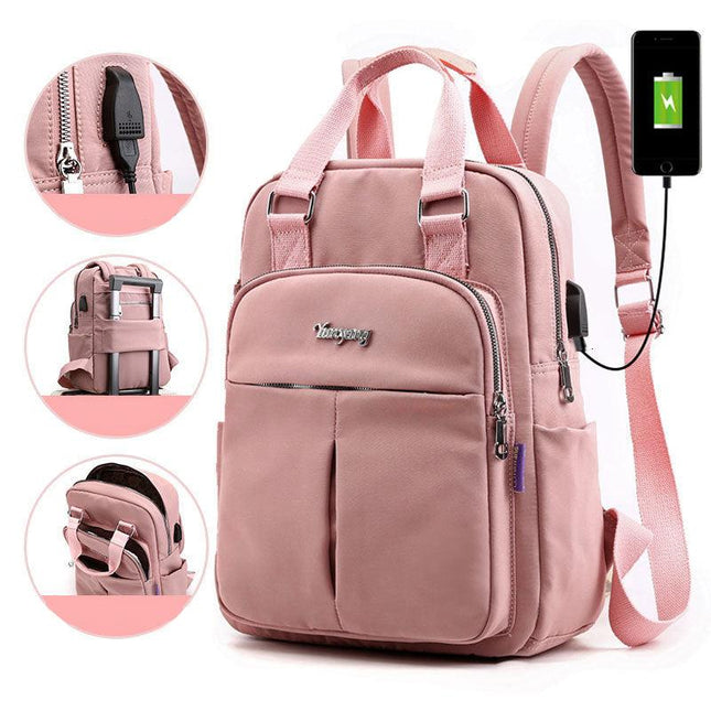 Waterproof Anti-Theft Laptop Backpack with USB Charging Port – Stylish & Secure Travel Bag for Men & Women