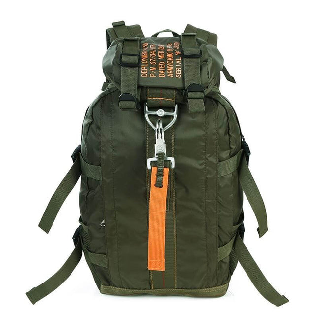 40L Waterproof Hiking Backpack – Durable Outdoor Bag with Carabiner Hook & Multiple Storage Pockets